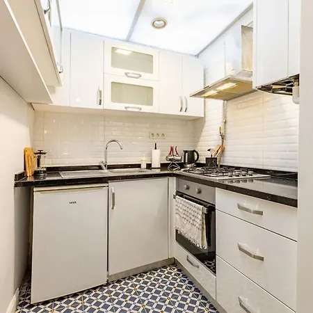 度假居 Private Building W Terrace Walk To Taksim & 6 Guests