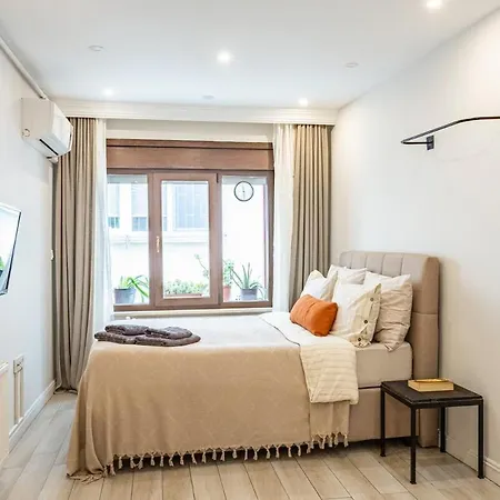 Private Building W Terrace Walk To Taksim & 6 Guests * 伊斯坦布尔