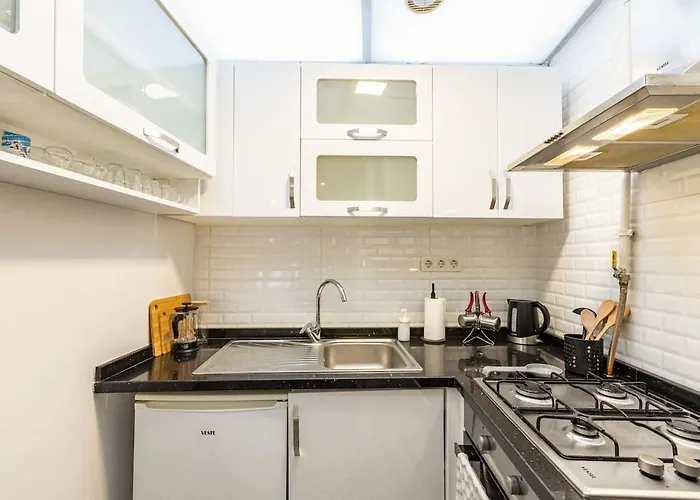 Private Building W Terrace Walk To Taksim & 6 Guests * 伊斯坦布尔