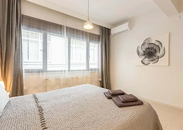 度假居 Private Building W Terrace Walk To Taksim & 6 Guests *